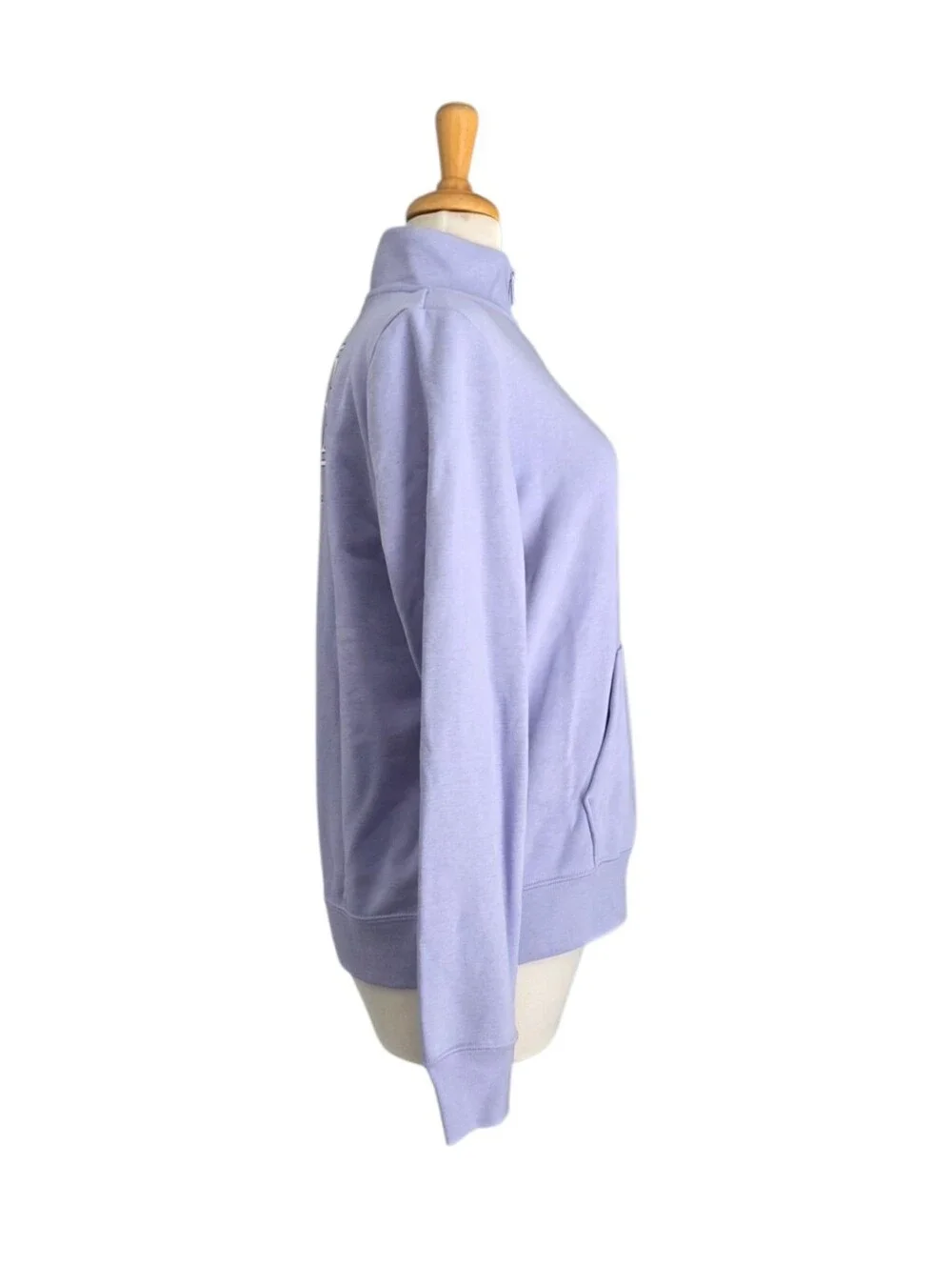 Nike Sportswear Club Purple Fleece Quarter Zip Sweatshirt Women's Size M